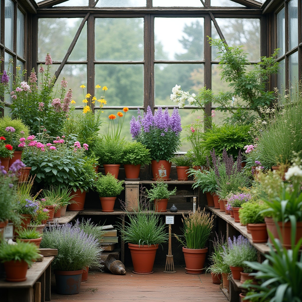 Selection of British garden plants and varieties